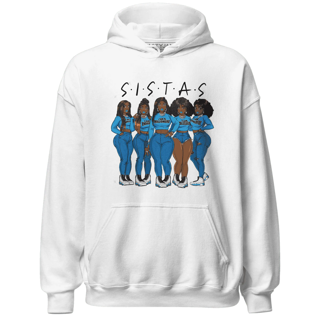 Powder-Blue-9s-Hoodie-Match-Sistas-Melanin-Girl