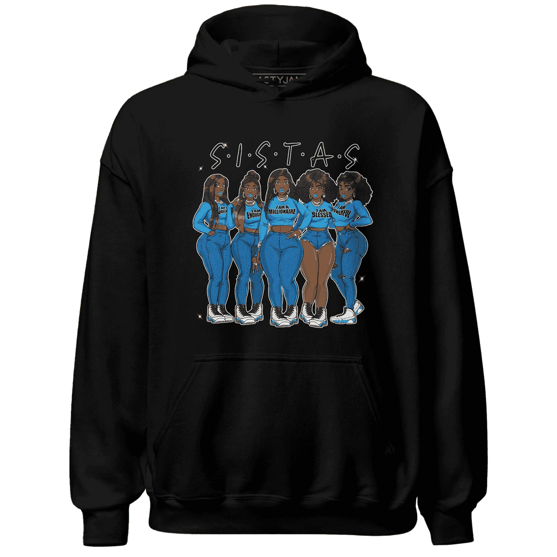 Powder-Blue-9s-Hoodie-Match-Sistas-Melanin-Girl