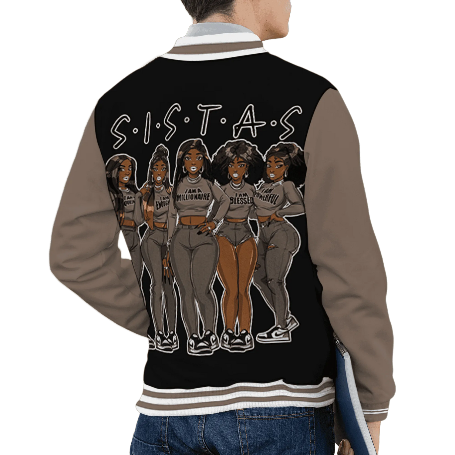 Low-Mocha-1s-Varsity-Match-Sistas-Melanin-Girl-