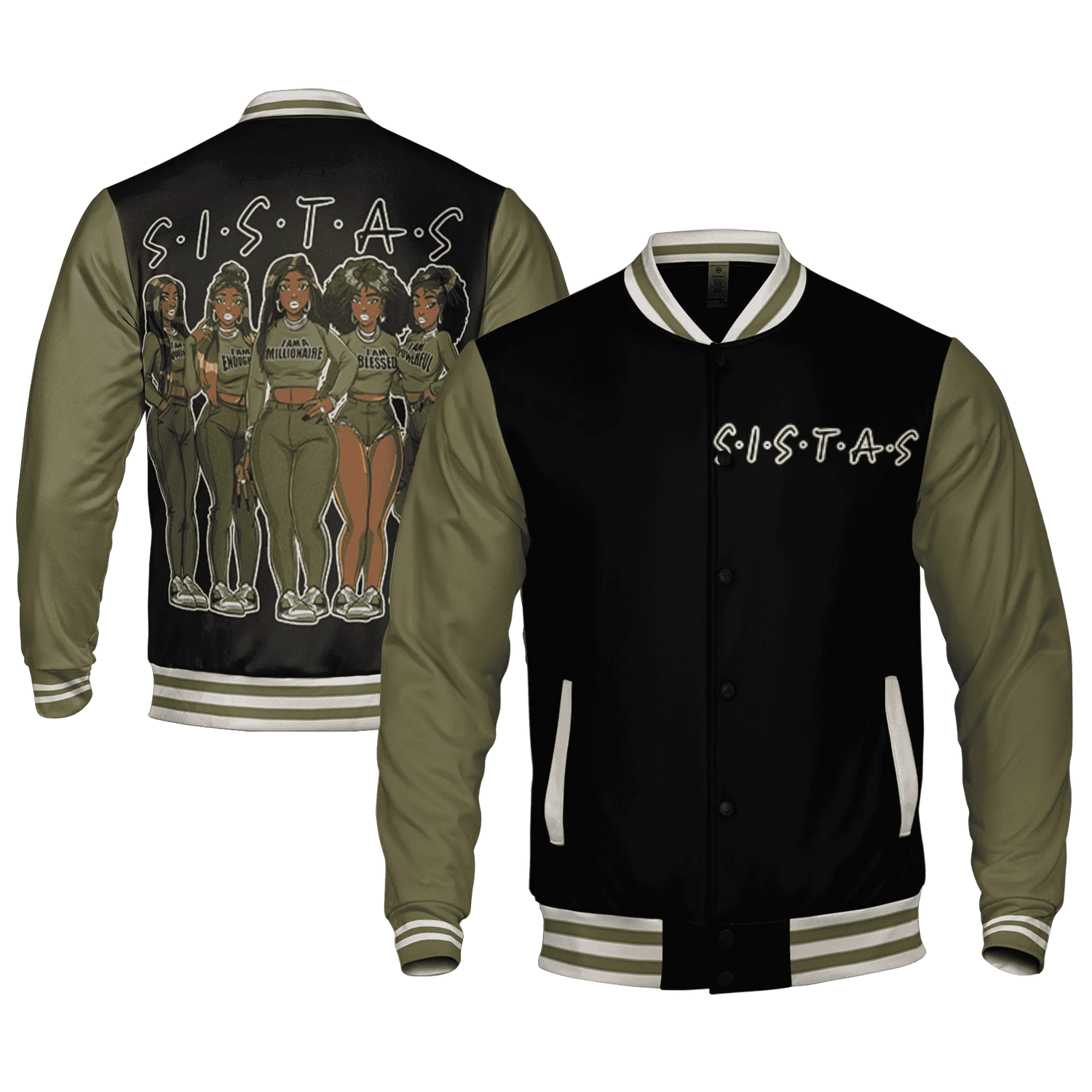 Medium-Olive-1s-Varsity-Match-Sistas-Melanin-Girl-