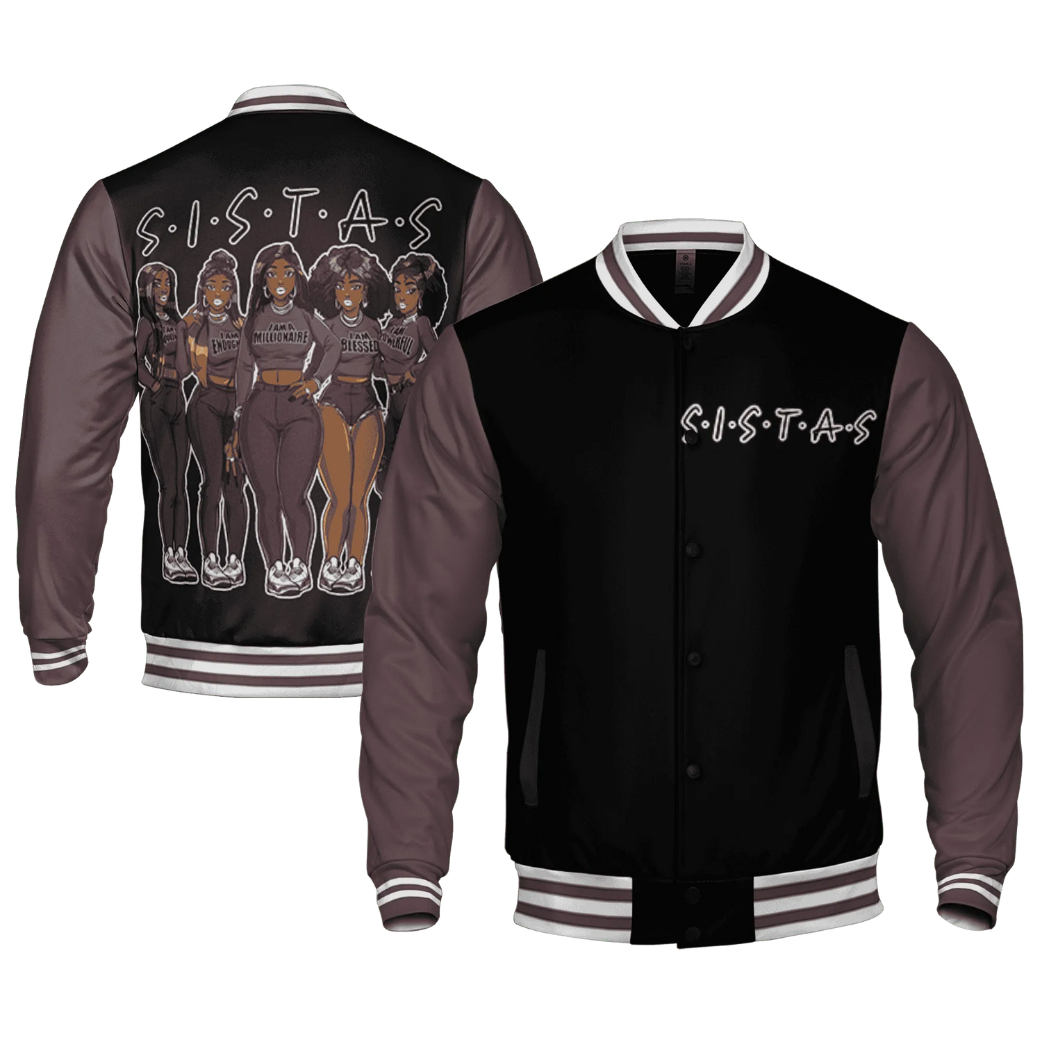 Burgundy-Crush-3s-Varsity-Match-Sistas-Melanin-Girl-