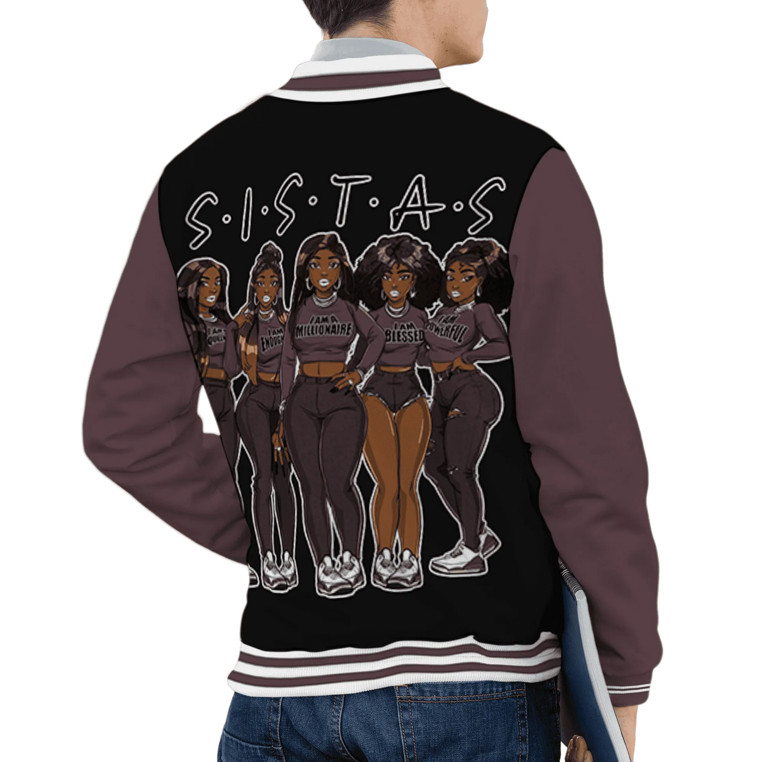 Burgundy-Crush-3s-Varsity-Match-Sistas-Melanin-Girl-