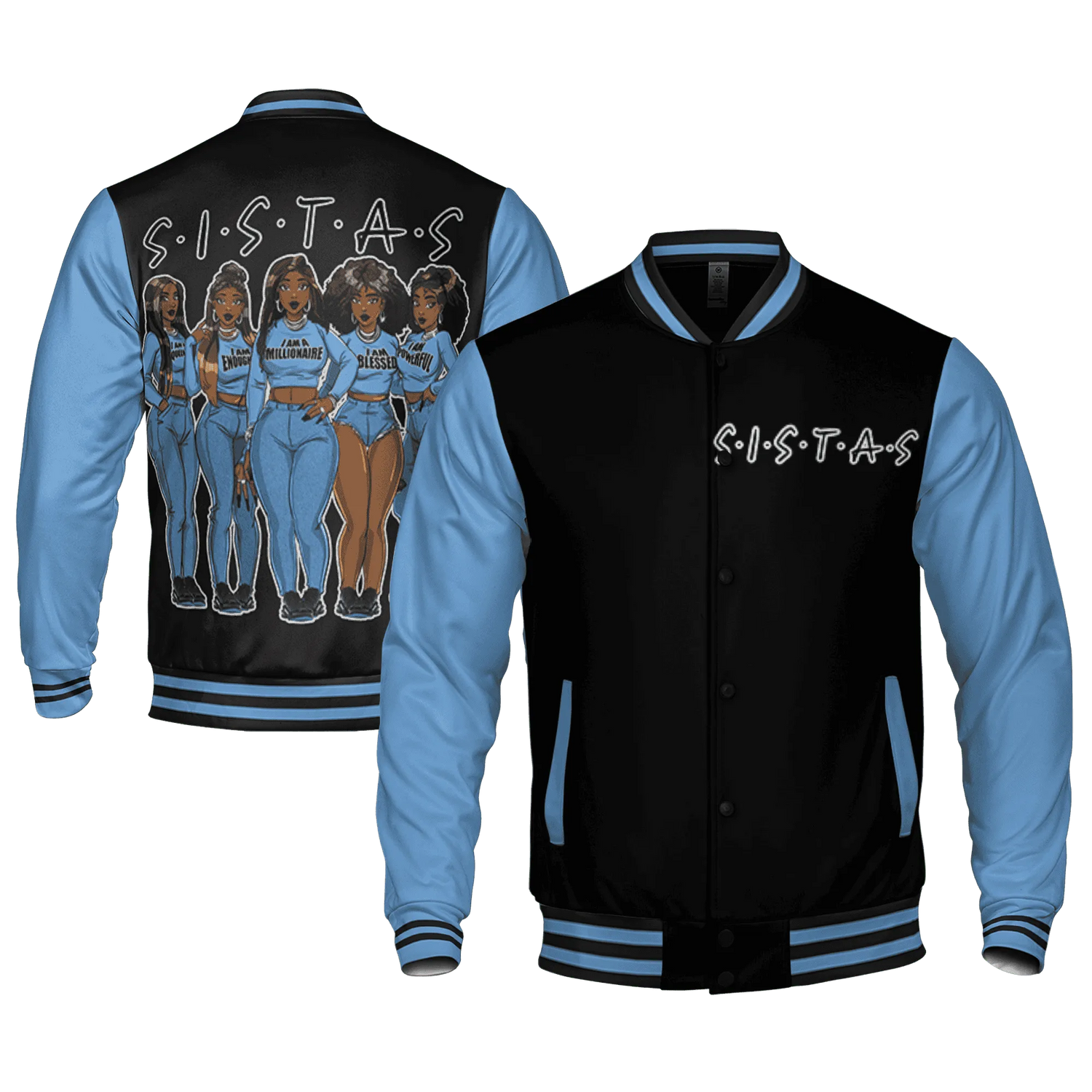AM-Plus-Black-Univercitii-Blue-Varsity-Match-Sistas-Melanin-Girl-