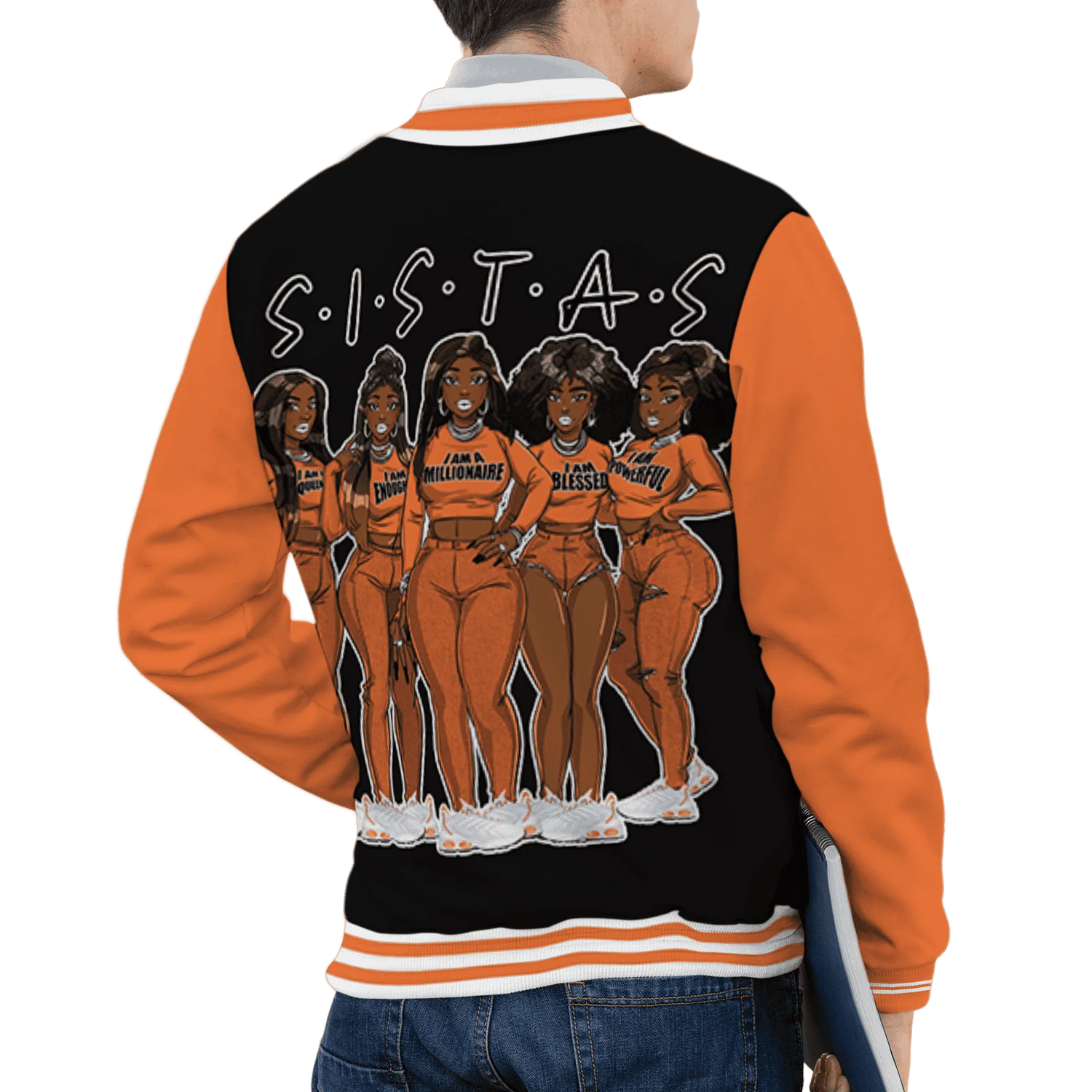 AM-TW-White-Orange-Varsity-Match-Sistas-Melanin-Girl-