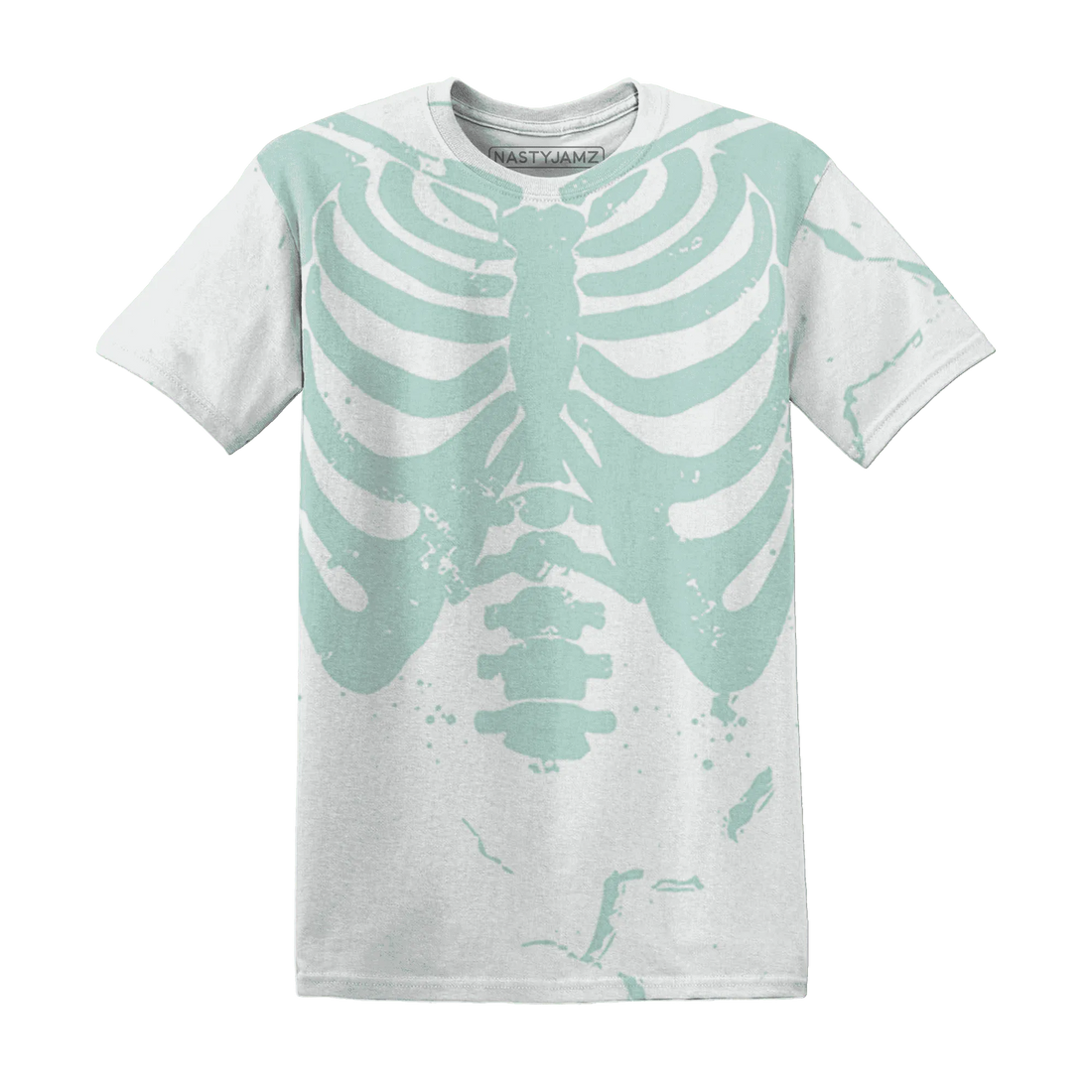 AF-1-Low-Jade-Ice-White-T-Shirt-Match-Skeleton-Y2k-3D