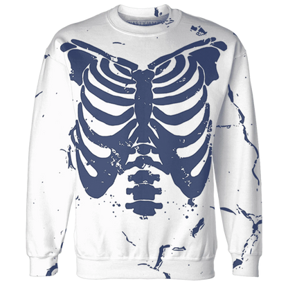 Low-Diffused-Blue-11s-Sweatshirt-Match-Skeleton-Y2k-3D