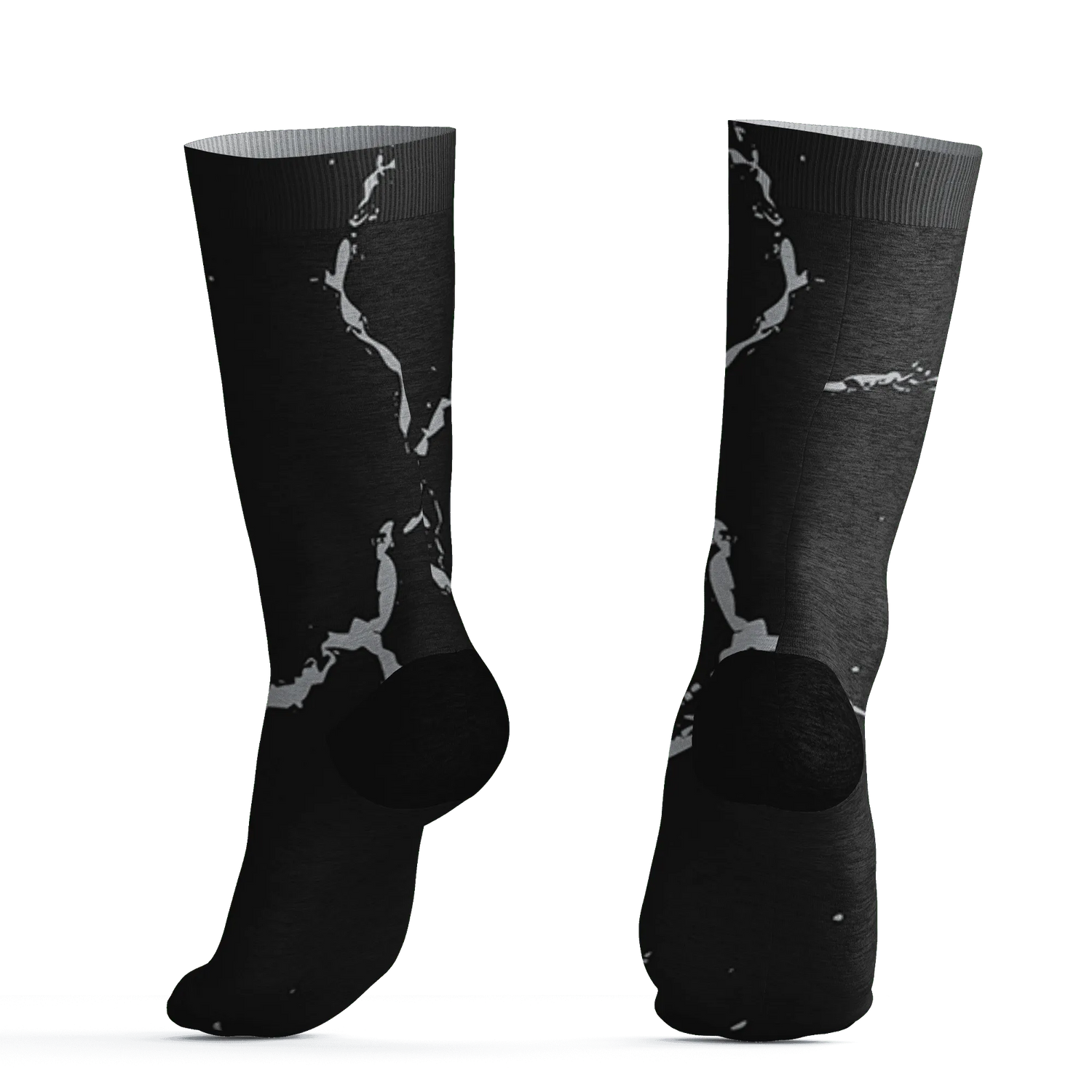 Wolf-Grey-12s-Socks-Match-Skeleton-Y2k-3D