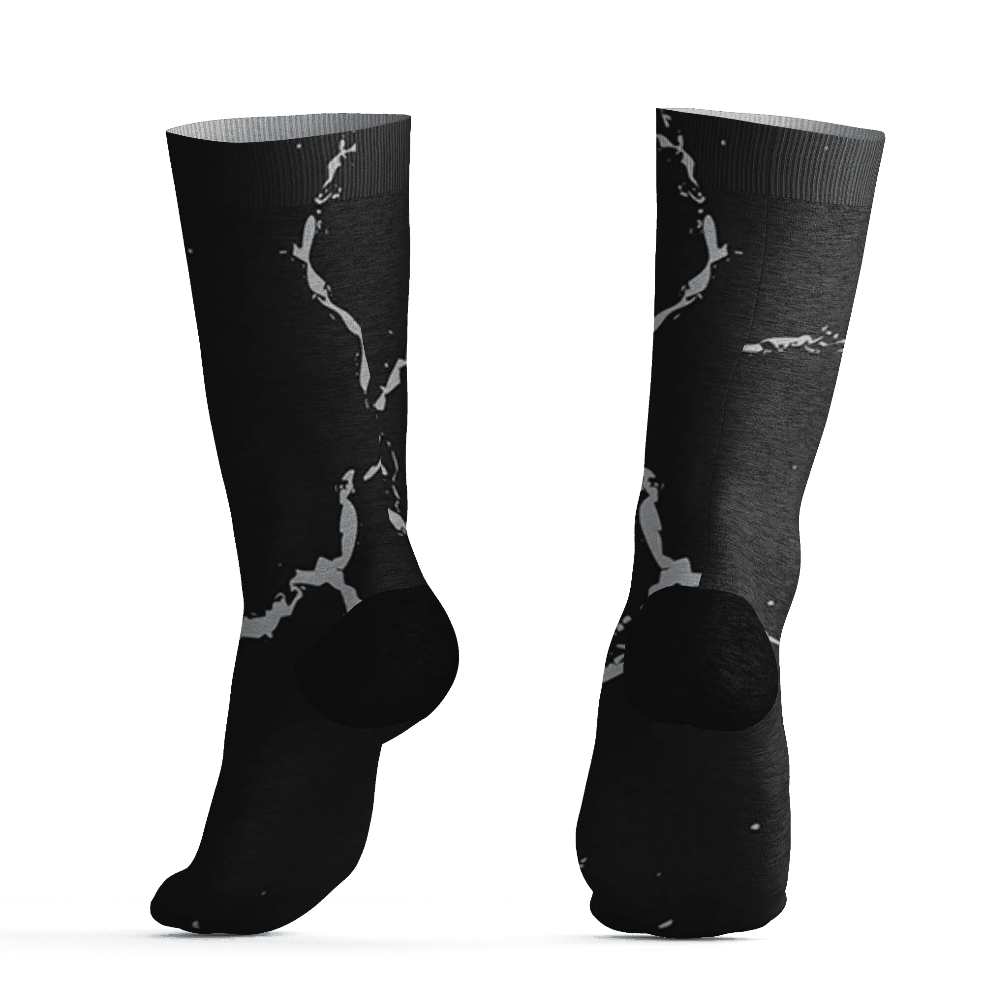 Wolf-Grey-12s-Socks-Match-Skeleton-Y2k-3D