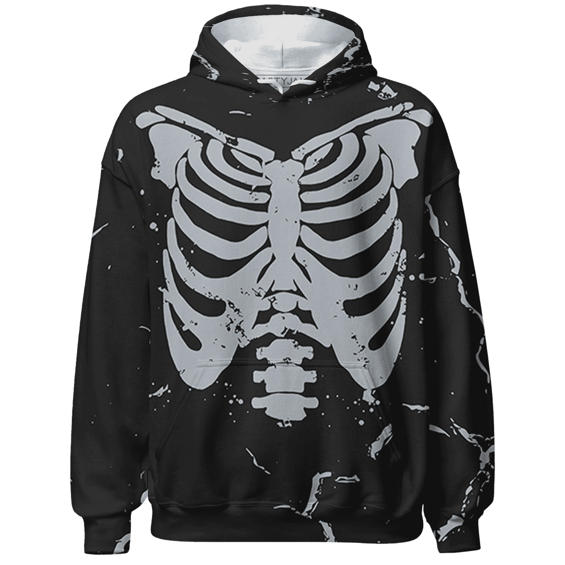 Wolf-Grey-12s-Hoodie-Match-Skeleton-Y2k-3D