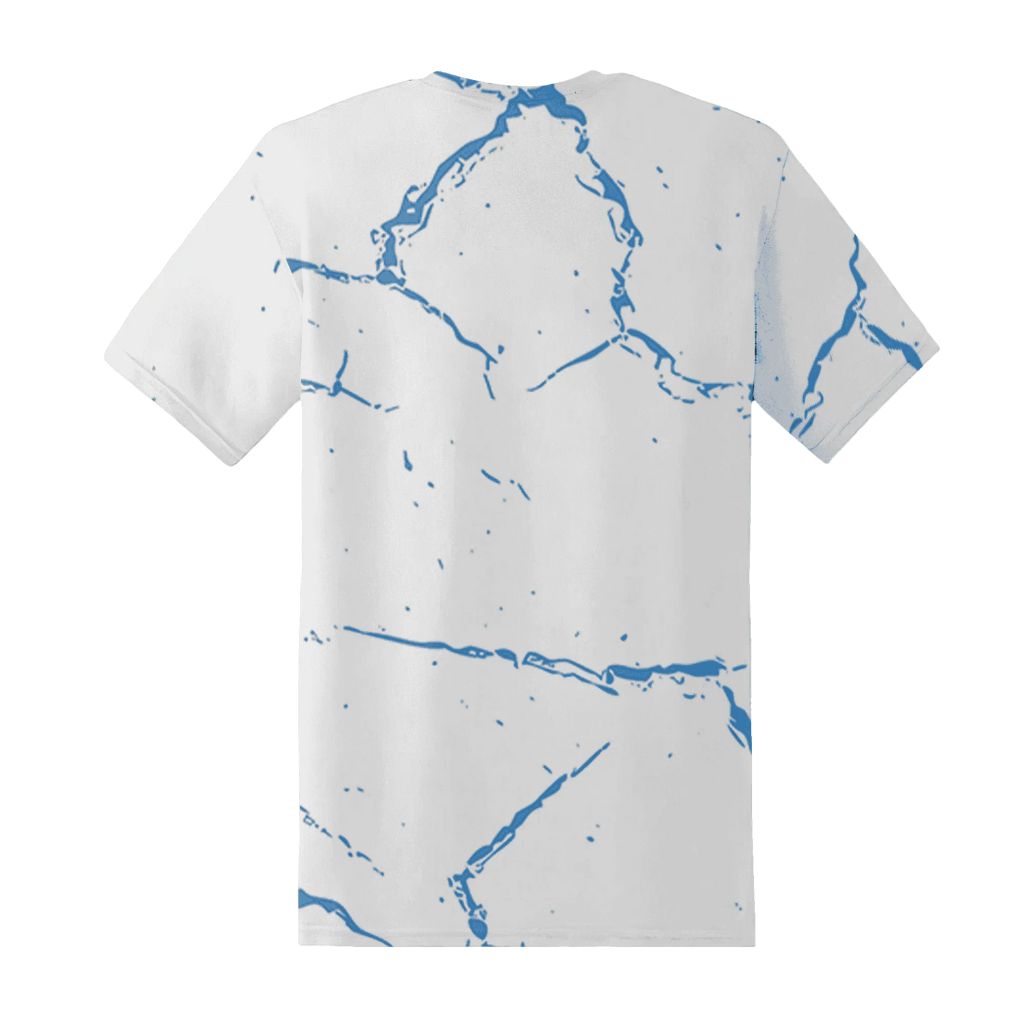 Carolina-Blue-Univercitii-17s-T-Shirt-Match-Skeleton-Y2k-3D