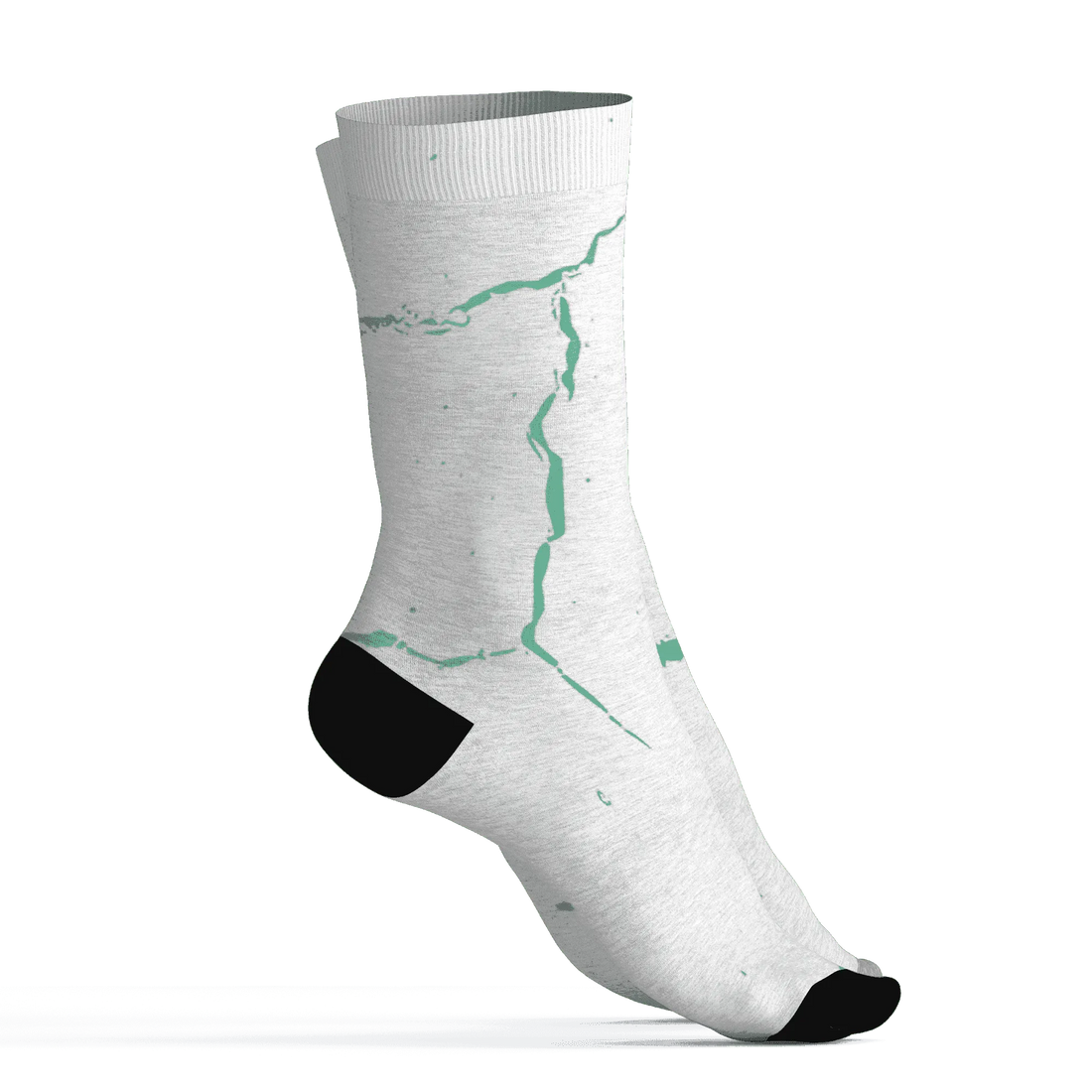 High-OG-Green-Glow-1s-Socks-Match-Skeleton-Y2k-3D