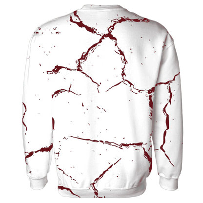 High-White-Team-Red-1s-Sweatshirt-Match-Skeleton-Y2k-3D