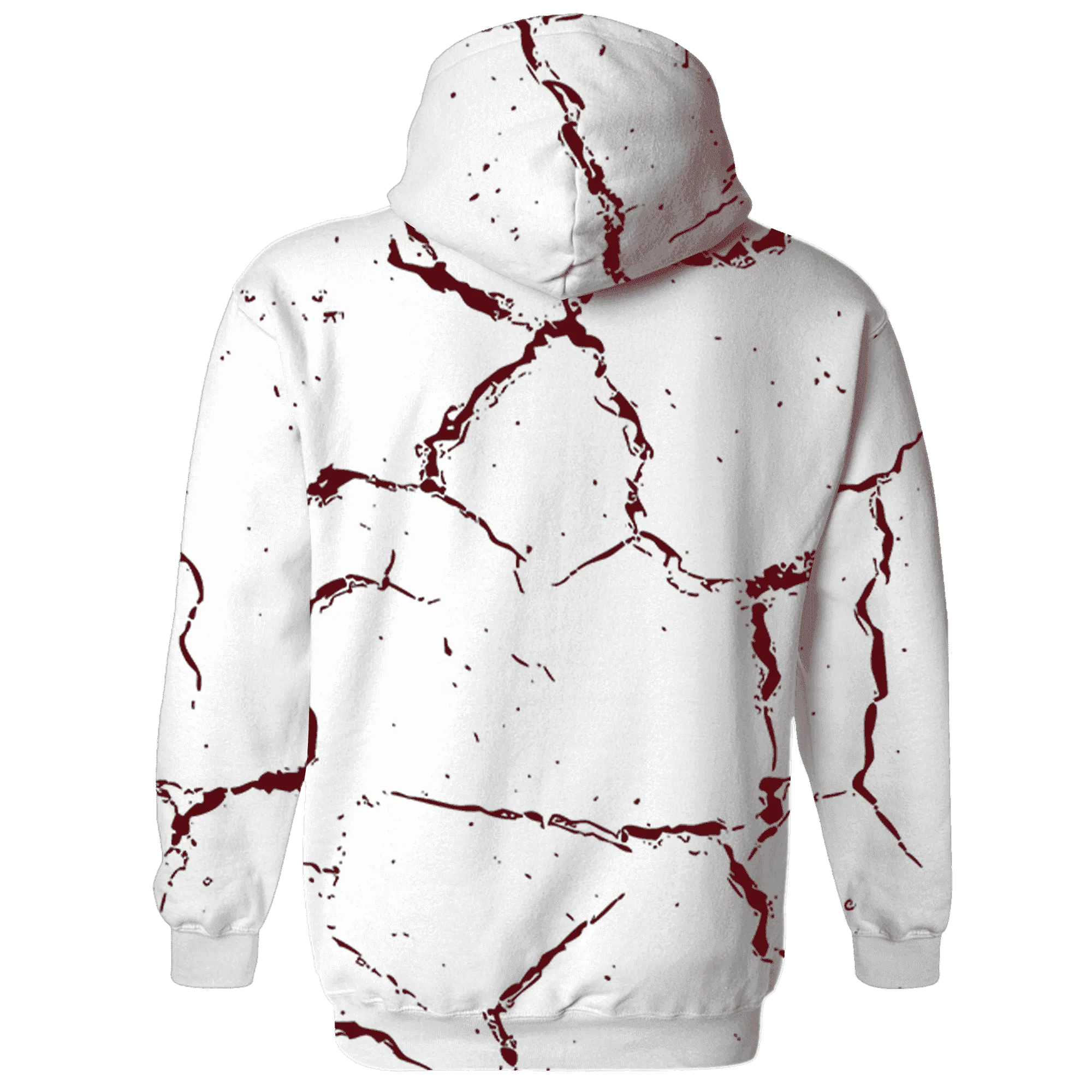 High-White-Team-Red-1s-Hoodie-Match-Skeleton-Y2k-3D