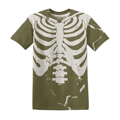 Medium-Olive-1s-T-Shirt-Match-Skeleton-Y2k-3D