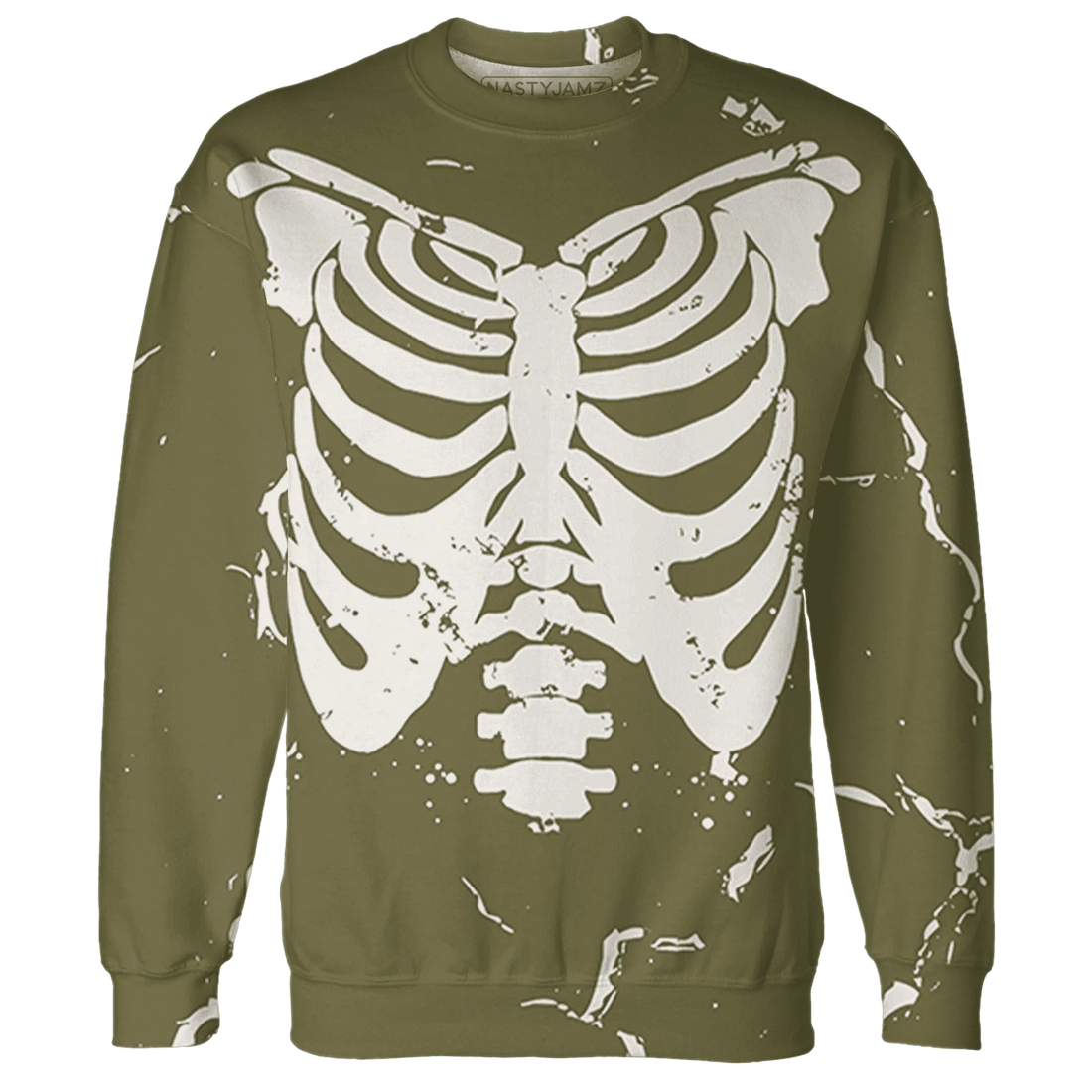 Medium-Olive-1s-Sweatshirt-Match-Skeleton-Y2k-3D