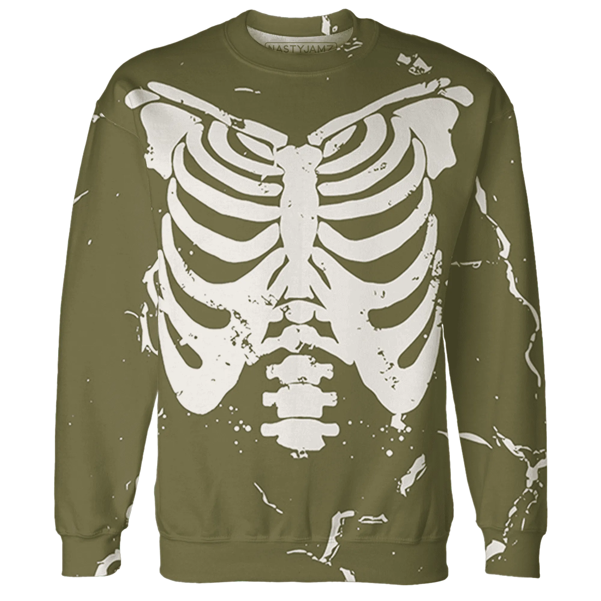 Medium-Olive-1s-Sweatshirt-Match-Skeleton-Y2k-3D