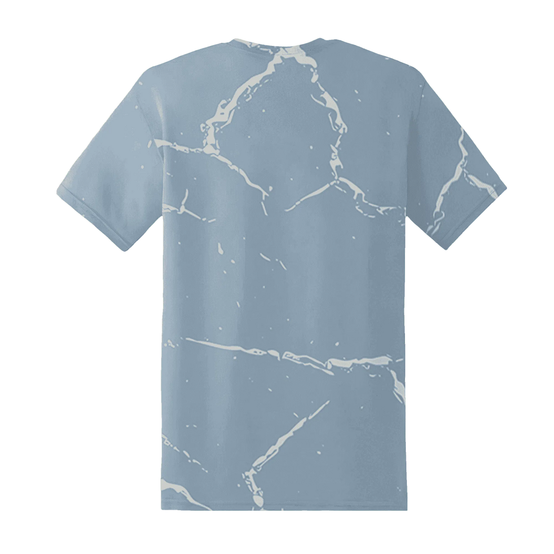 Mid-Diffused-Blue-Grey-1s-T-Shirt-Match-Skeleton-Y2k-3D