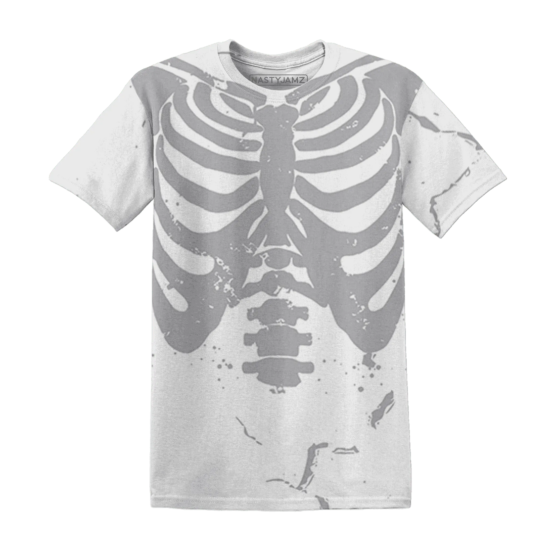 Wolf-Grey-1s-T-Shirt-Match-Skeleton-Y2k-3D