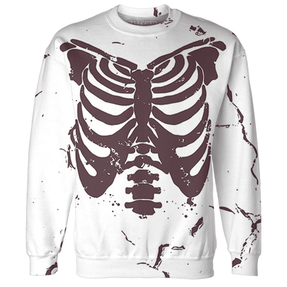 Burgundy-Crush-3s-Sweatshirt-Match-Skeleton-Y2k-3D