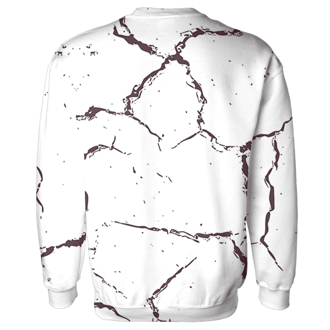 Burgundy-Crush-3s-Sweatshirt-Match-Skeleton-Y2k-3D