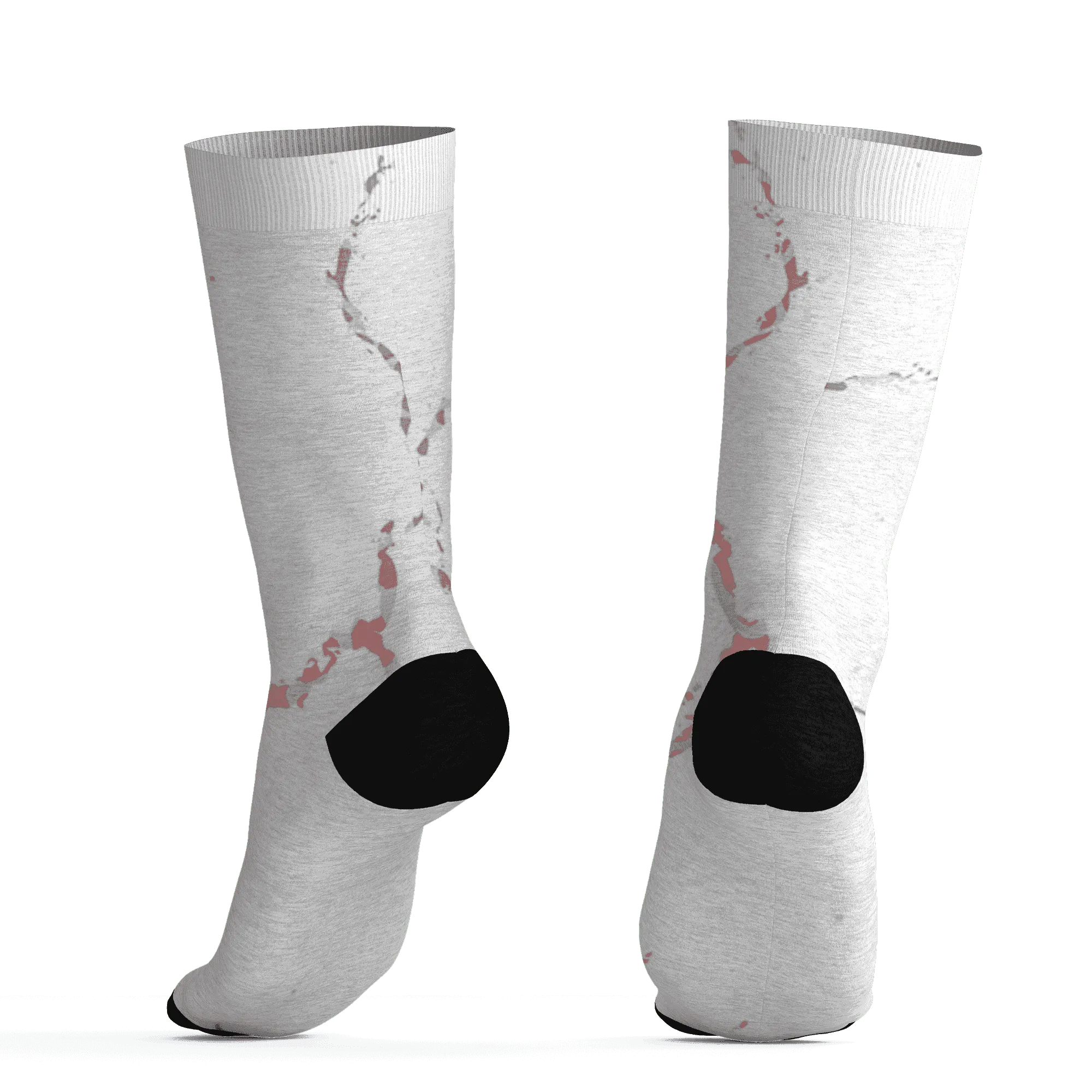 Red-Stardust-3s-Socks-Match-Skeleton-Y2k-3D