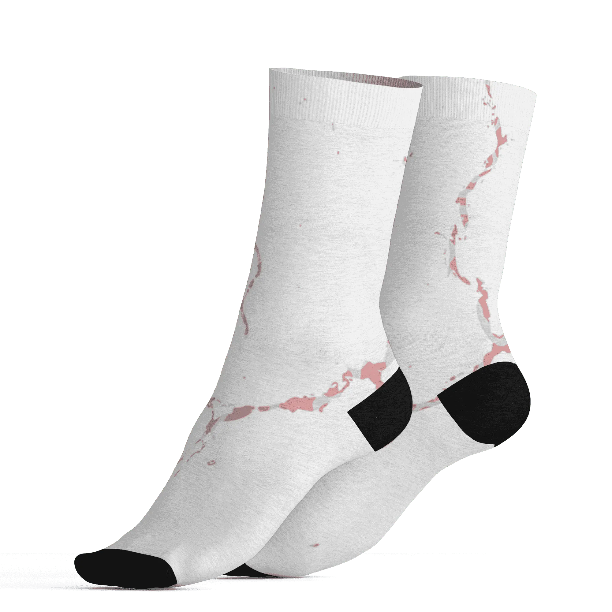 Red-Stardust-3s-Socks-Match-Skeleton-Y2k-3D