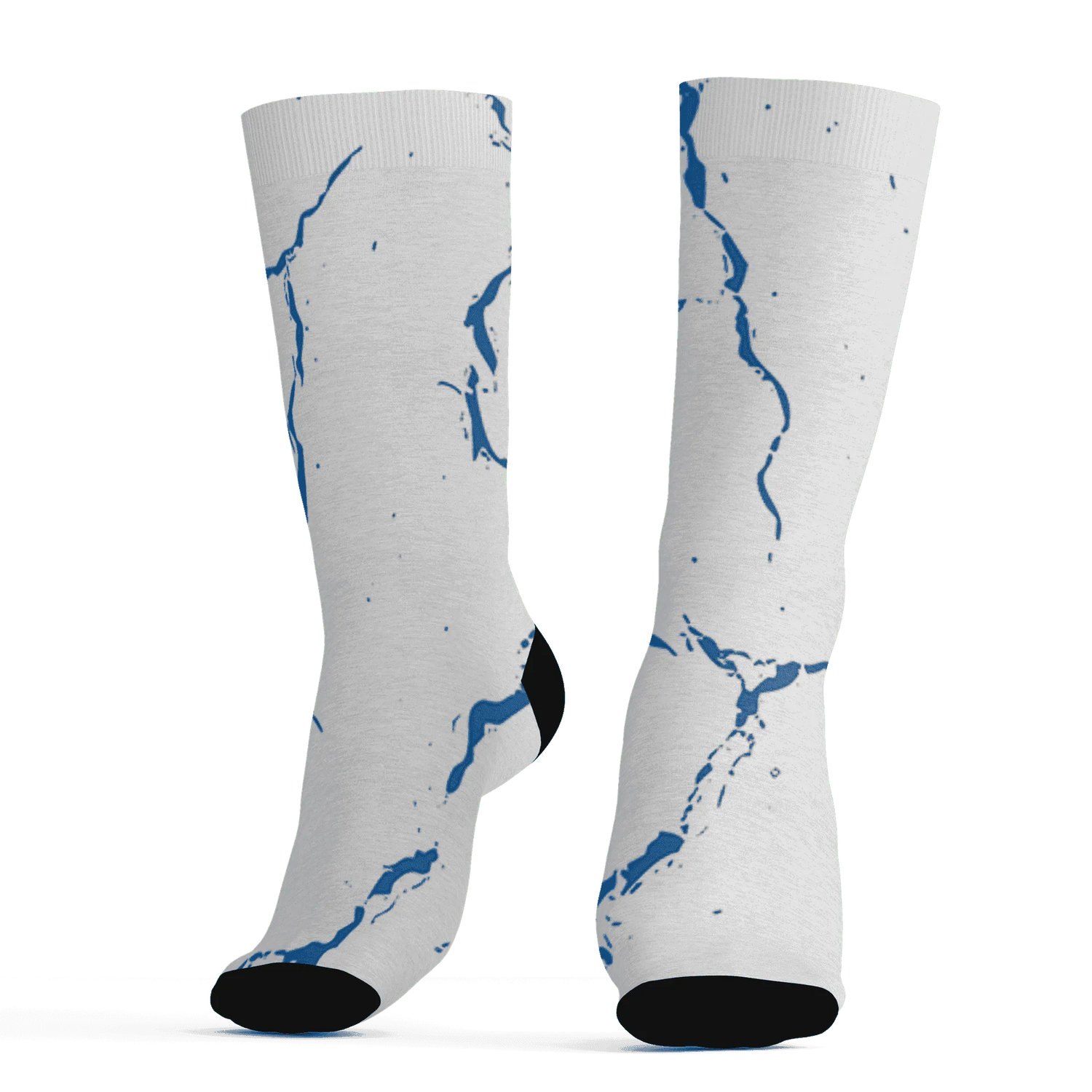 Industrial-Blue-4s-Socks-Match-Skeleton-Y2k-3D