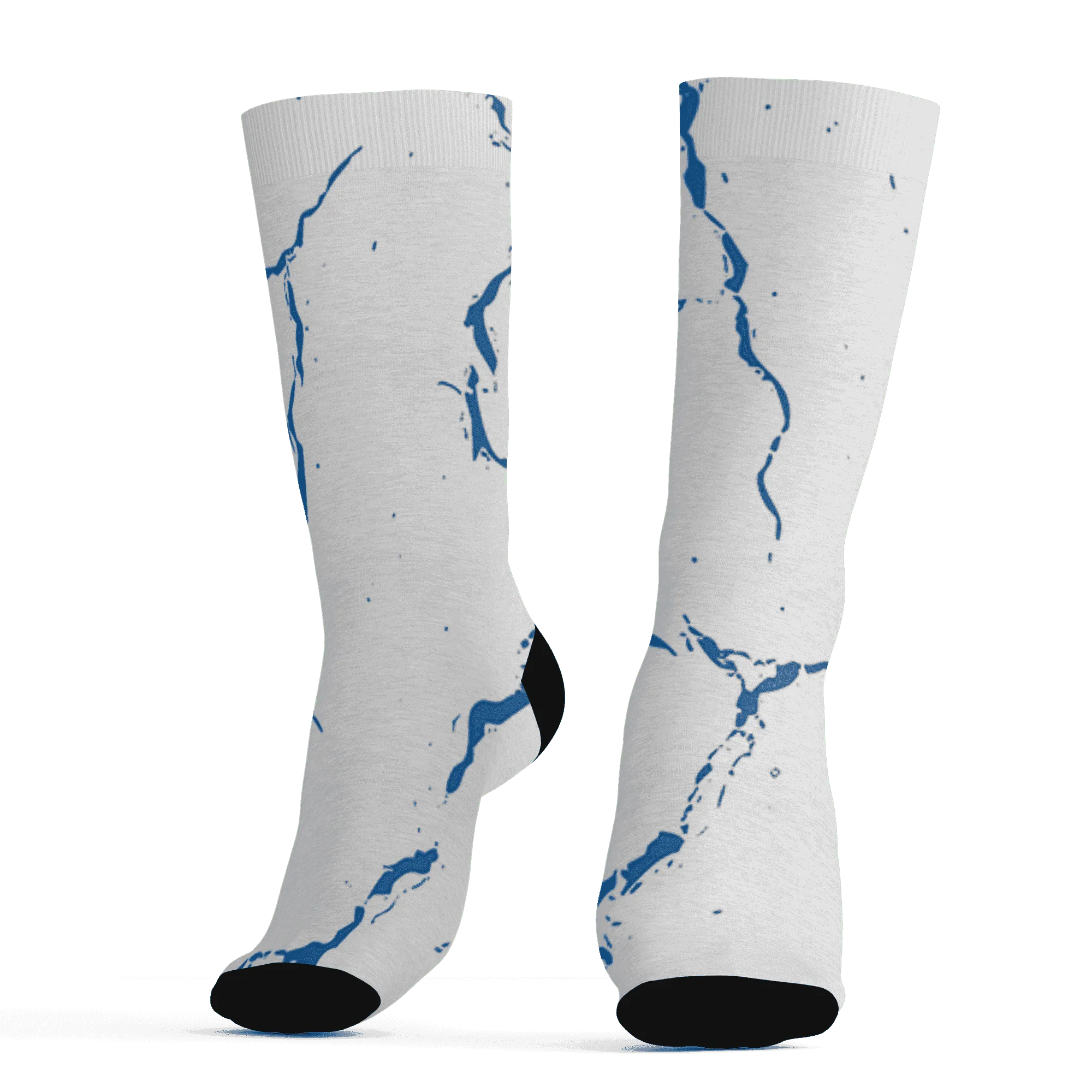 Industrial-Blue-4s-Socks-Match-Skeleton-Y2k-3D