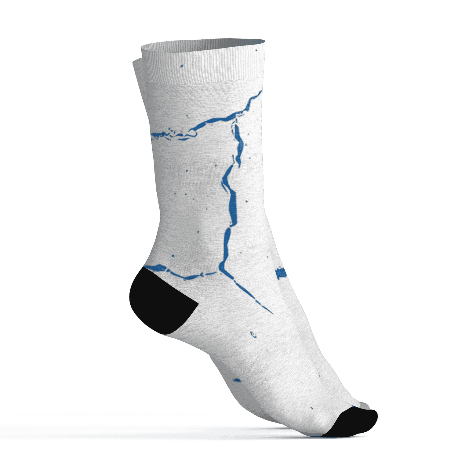 Industrial-Blue-4s-Socks-Match-Skeleton-Y2k-3D