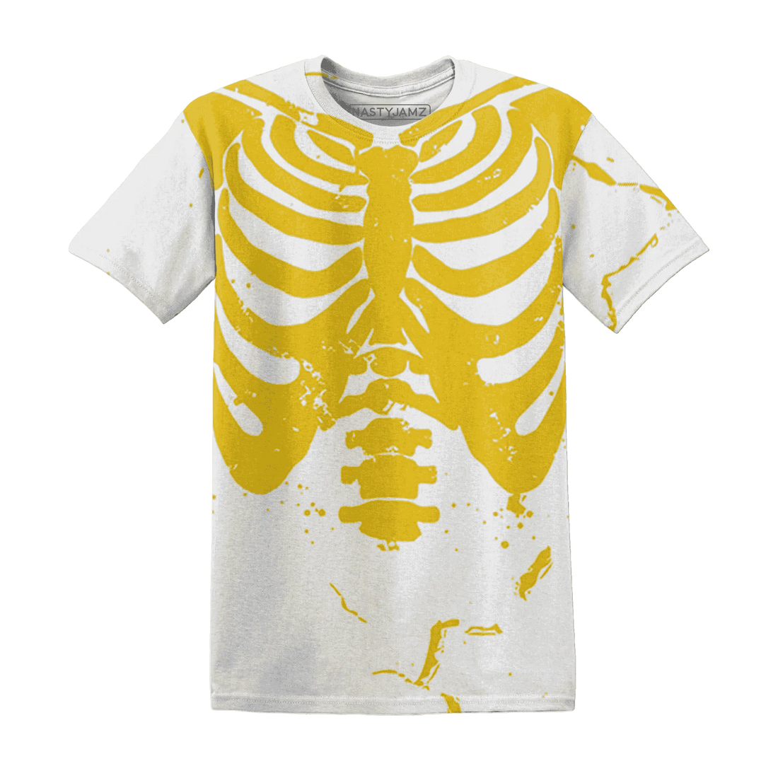 Vivid-Sulfur-4s-T-Shirt-Match-Skeleton-Y2k-3D