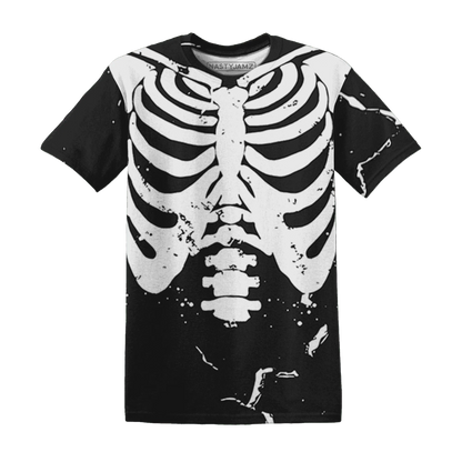 White-Thunder-4s-T-Shirt-Match-Skeleton-Y2k-3D