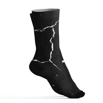 White-Thunder-4s-Socks-Match-Skeleton-Y2k-3D