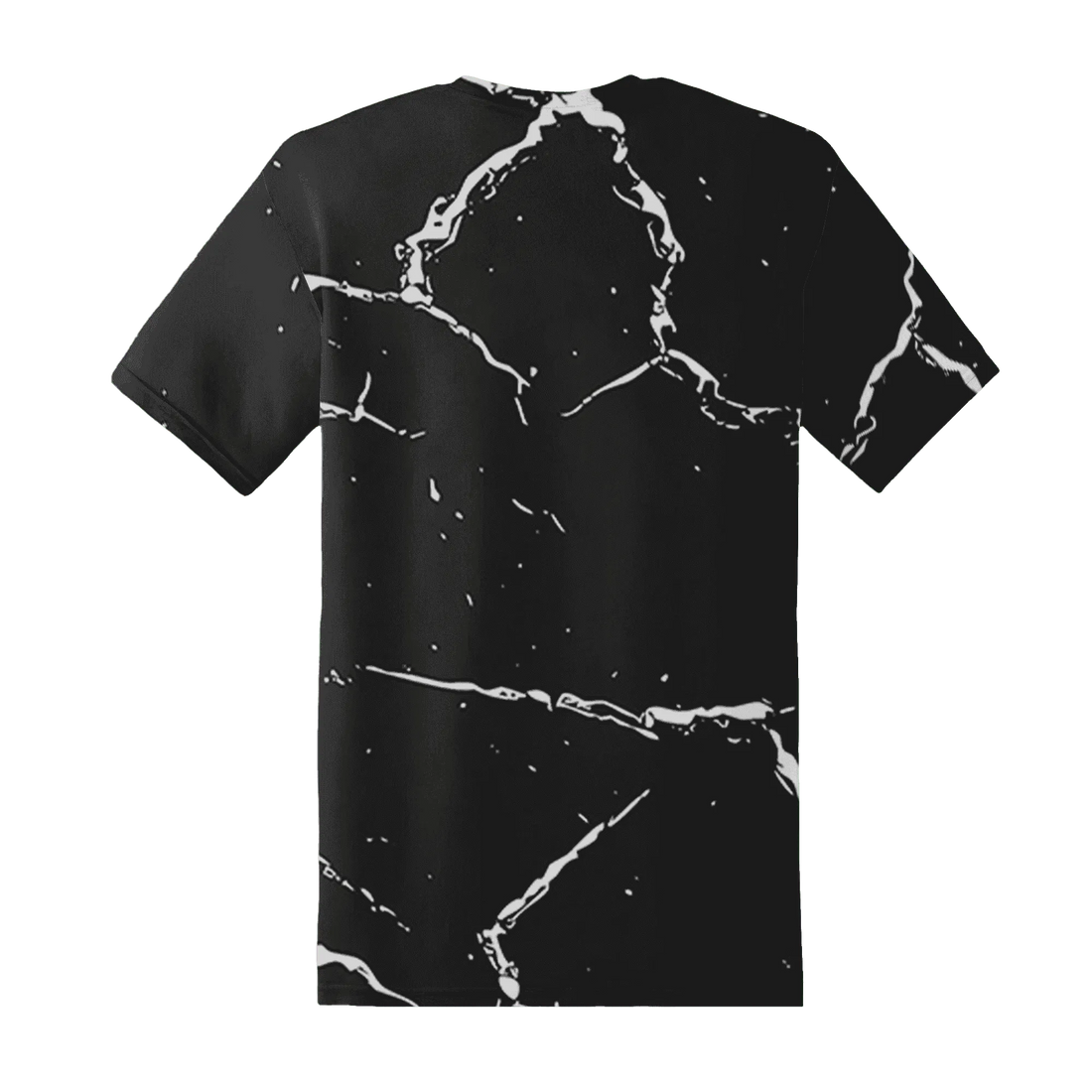 White-Thunder-4s-T-Shirt-Match-Skeleton-Y2k-3D