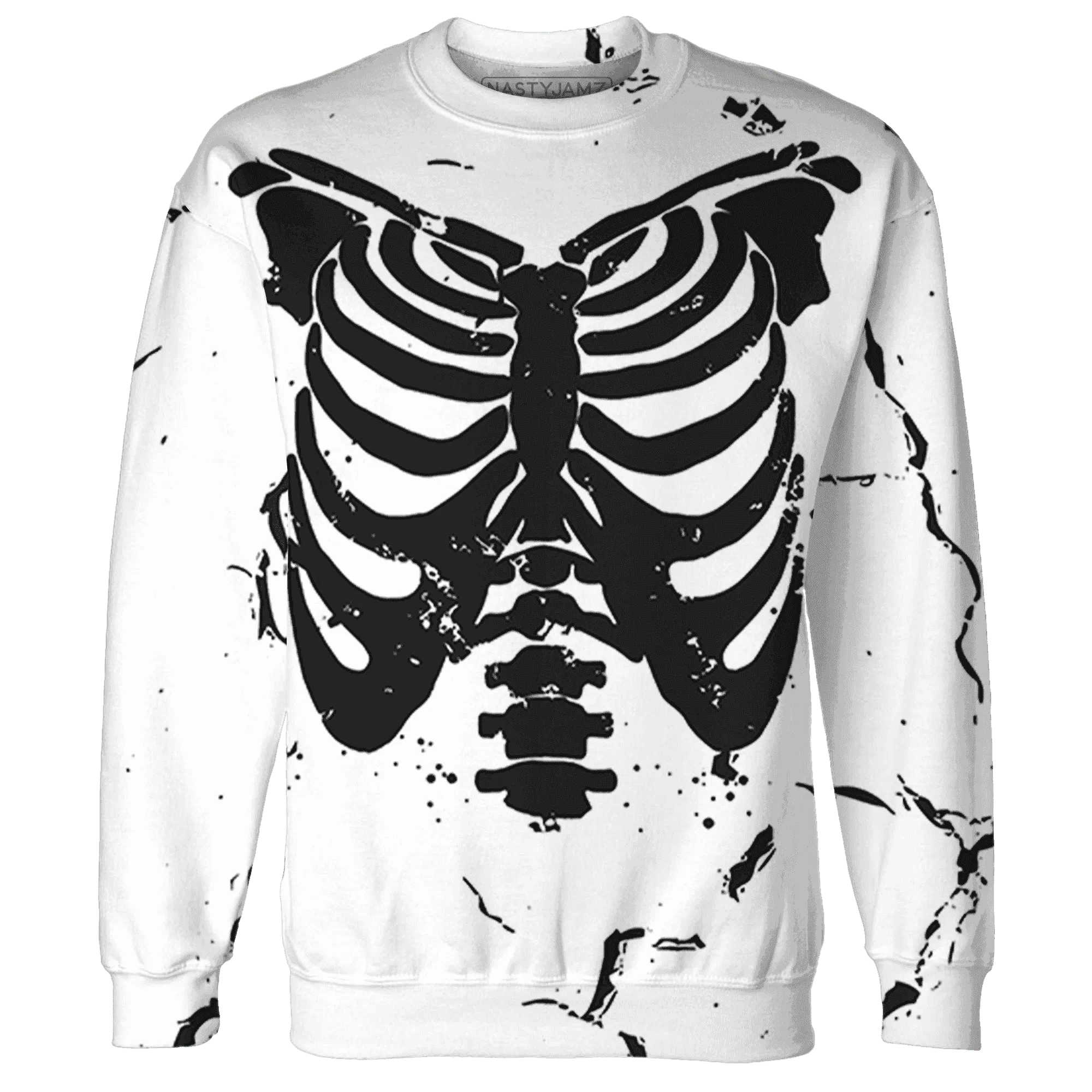 Reverse-Oreo-6s-Sweatshirt-Match-Skeleton-Y2k-3D