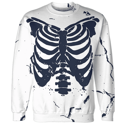 White-Navy-6s-Sweatshirt-Match-Skeleton-Y2k-3D