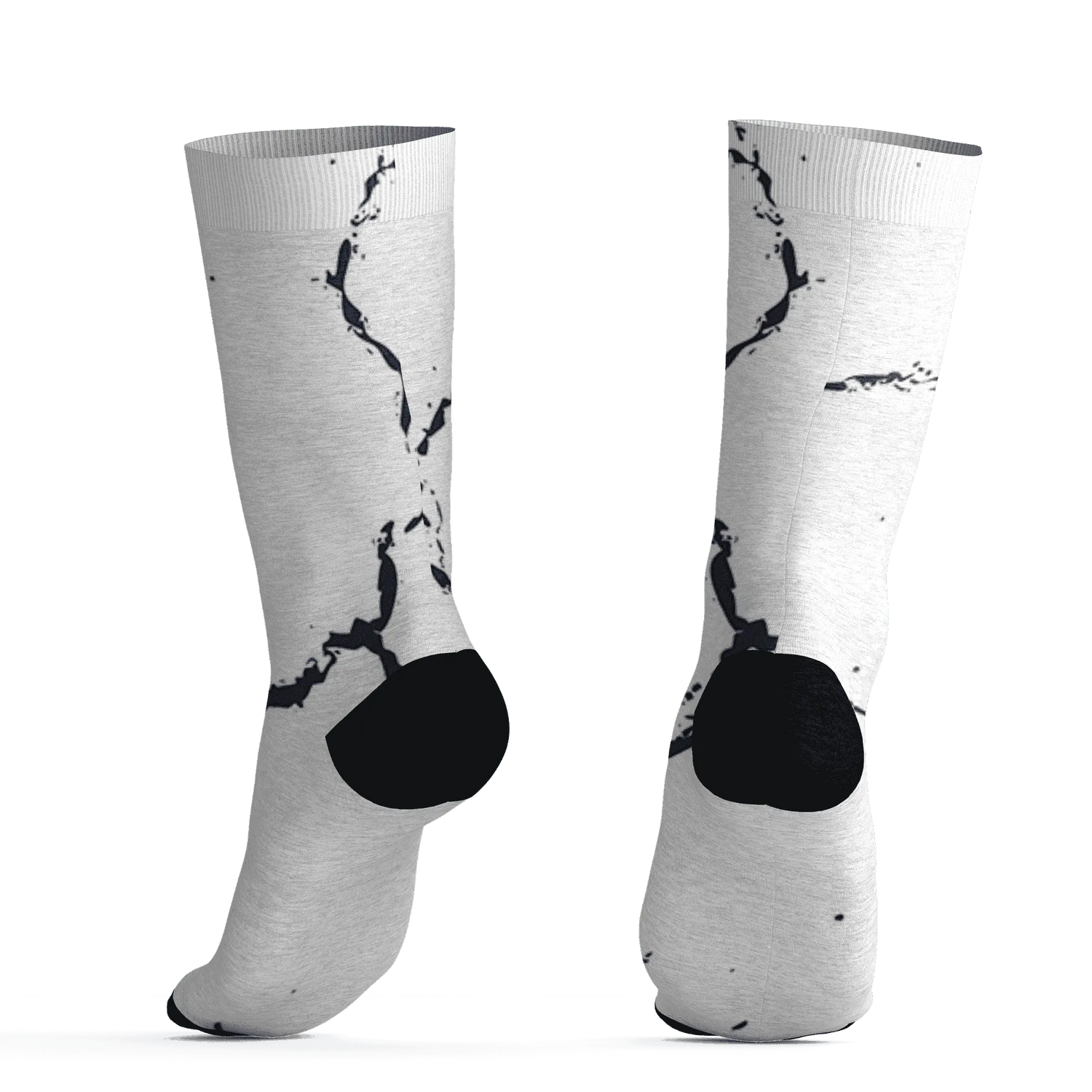 White-Navy-6s-Socks-Match-Skeleton-Y2k-3D