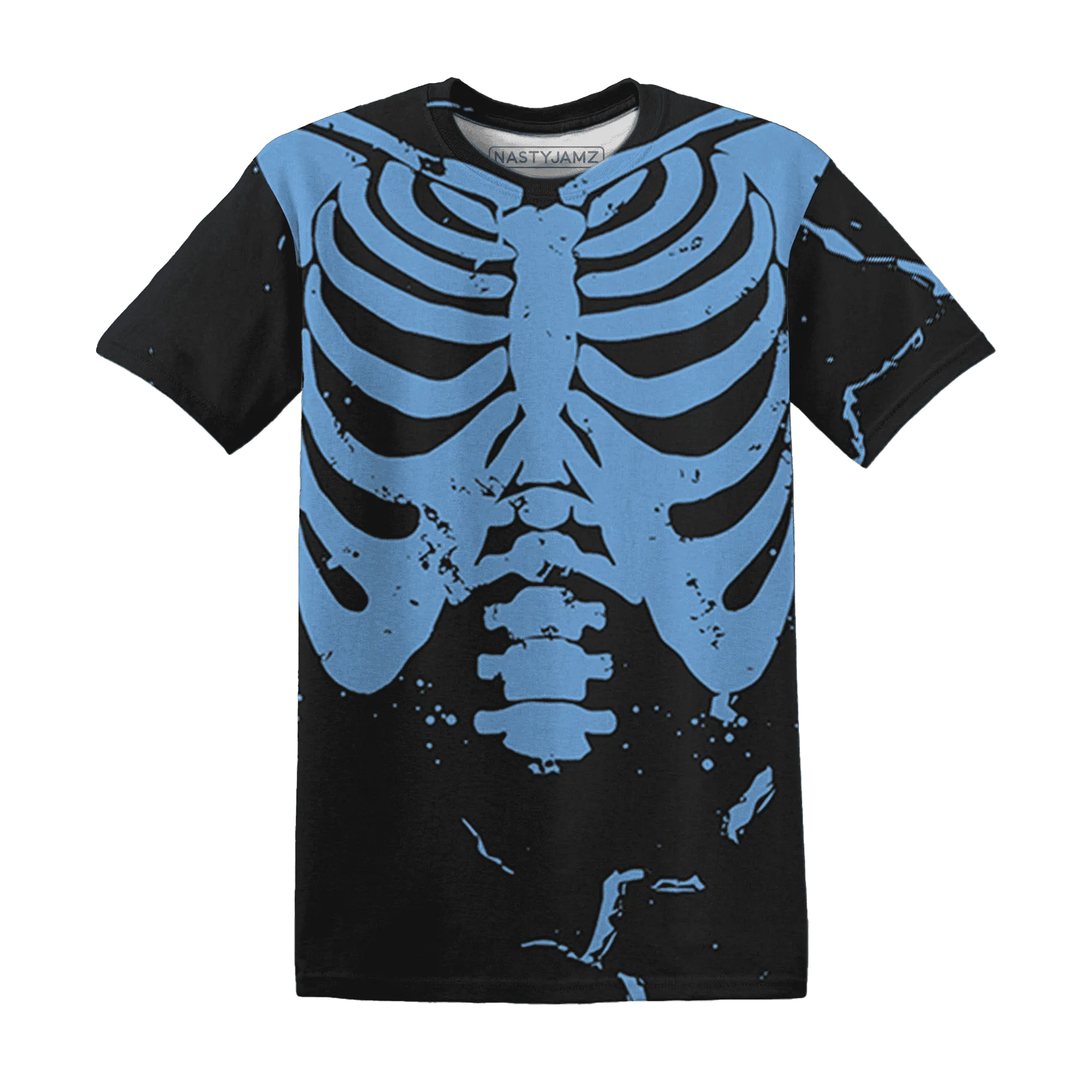 AM-Plus-Black-Univercitii-Blue-T-Shirt-Match-Skeleton-Y2k-3D