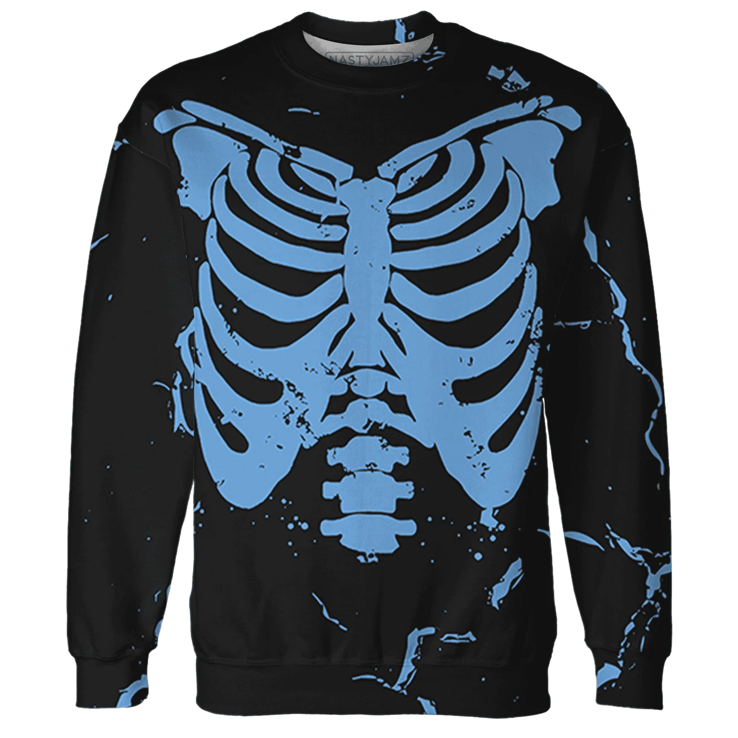 AM-Plus-Black-Univercitii-Blue-Sweatshirt-Match-Skeleton-Y2k-3D