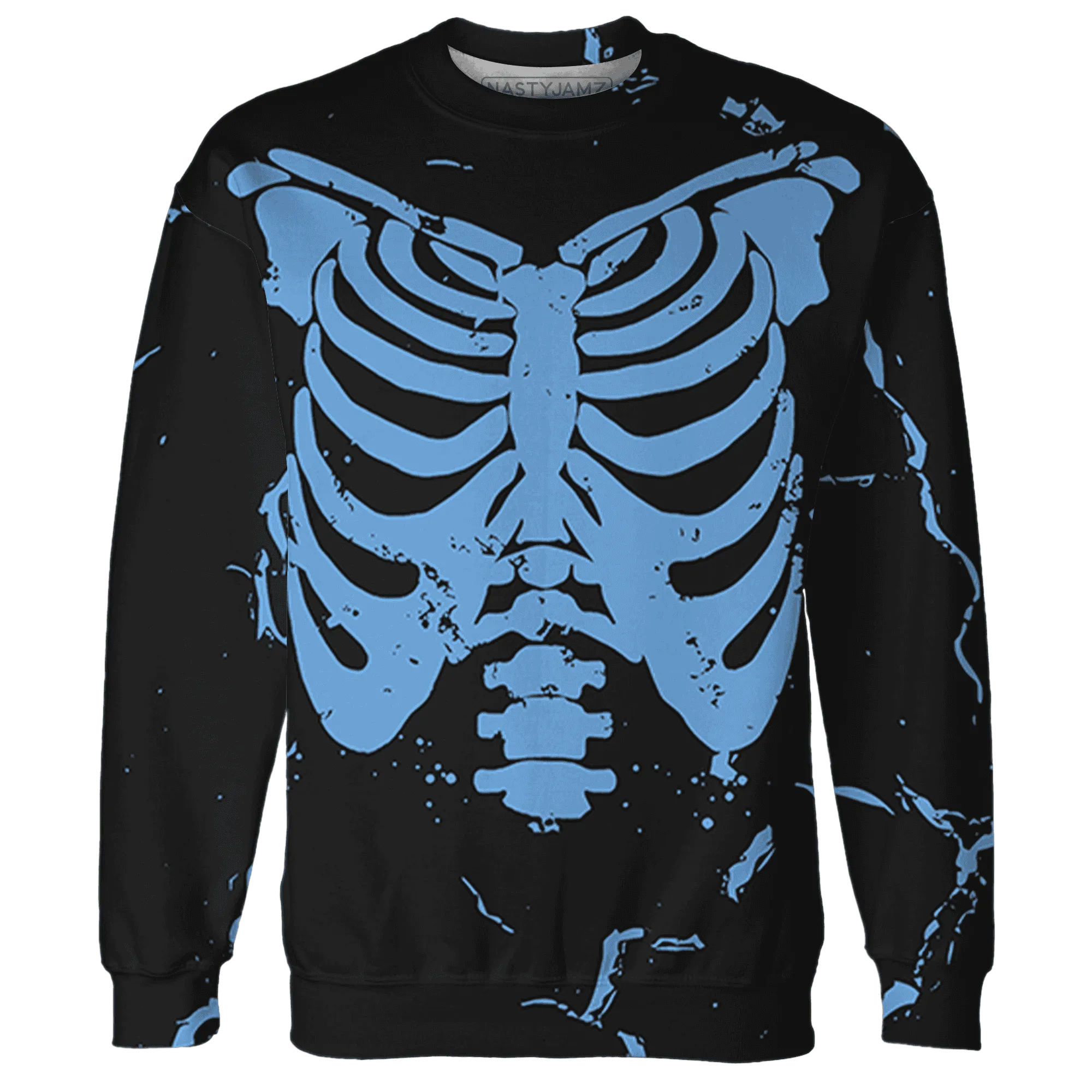 AM-Plus-Black-Univercitii-Blue-Sweatshirt-Match-Skeleton-Y2k-3D