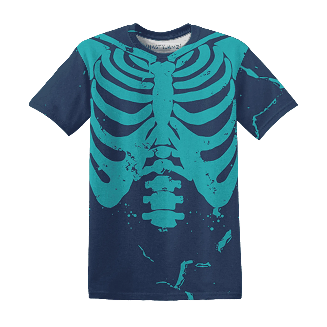 AM-Plus-Drift-Midnight-Navy-Total-Orange-Dusty-Cactus-T-Shirt-Match-Skeleton-Y2k-3D