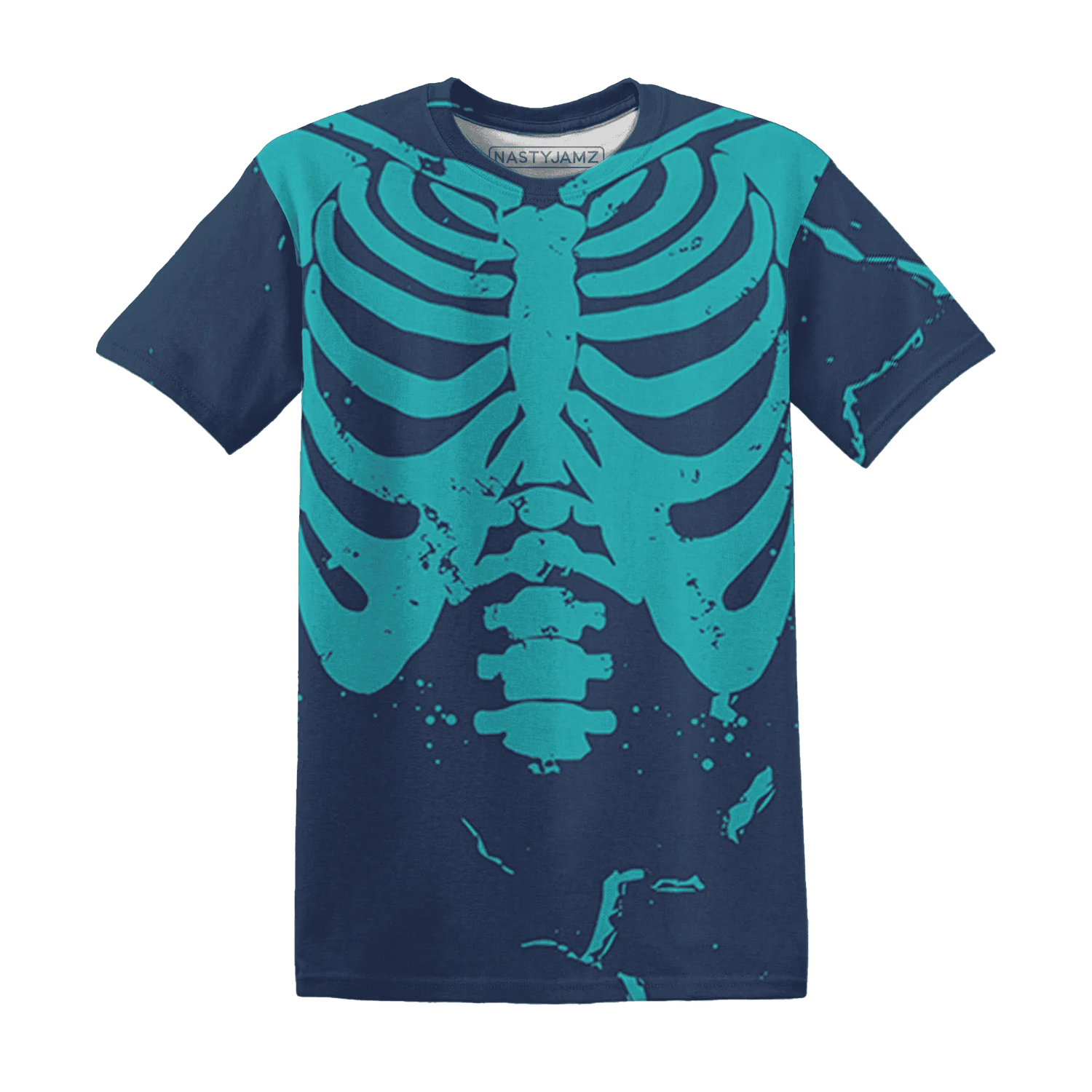 AM-Plus-Drift-Midnight-Navy-Total-Orange-Dusty-Cactus-T-Shirt-Match-Skeleton-Y2k-3D