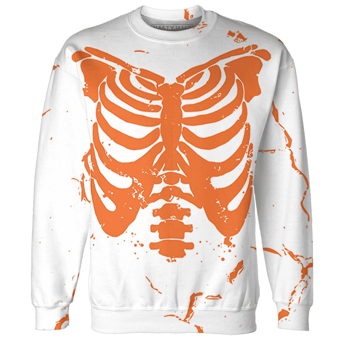 AM-TW-White-Orange-Sweatshirt-Match-Skeleton-Y2k-3D