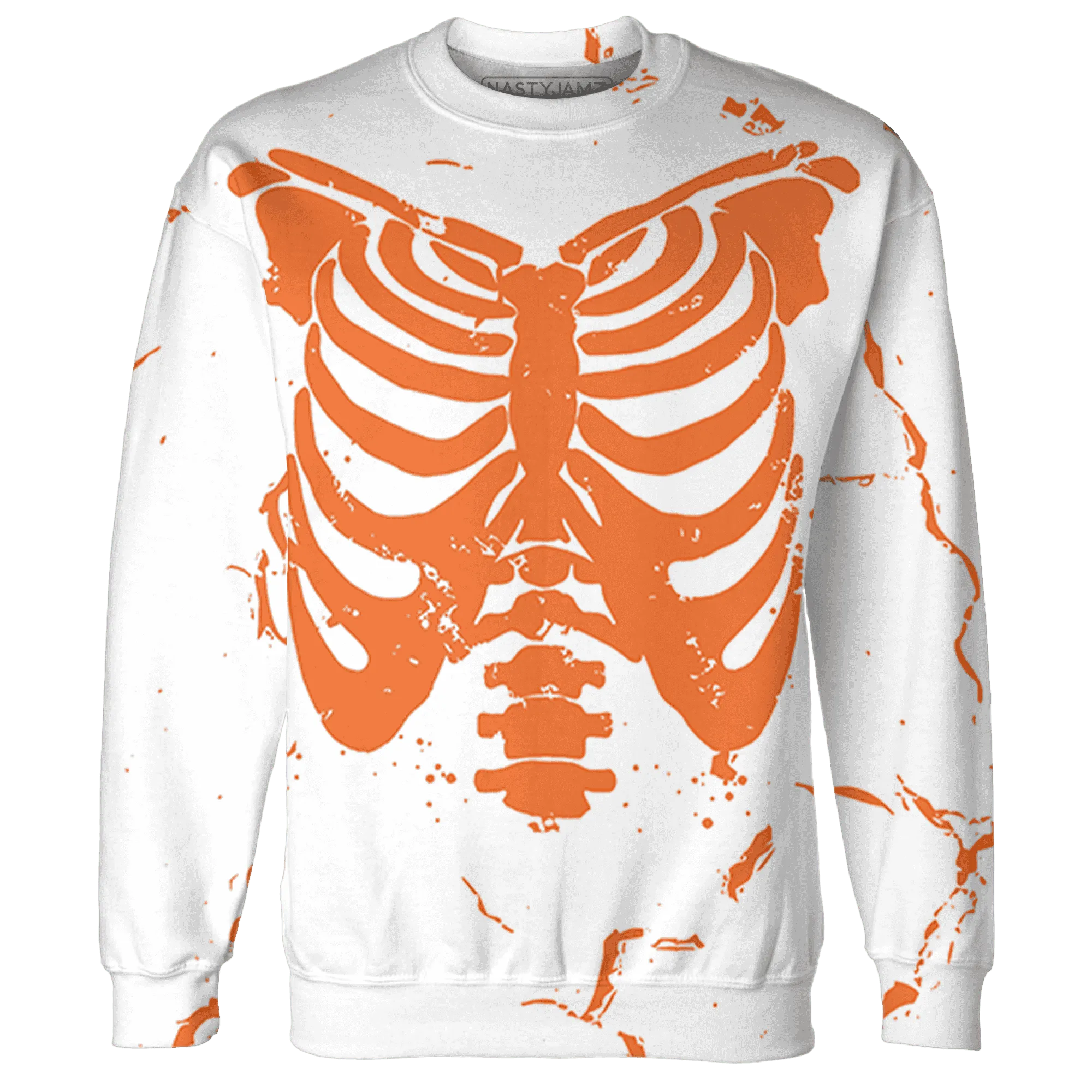 AM-TW-White-Orange-Sweatshirt-Match-Skeleton-Y2k-3D