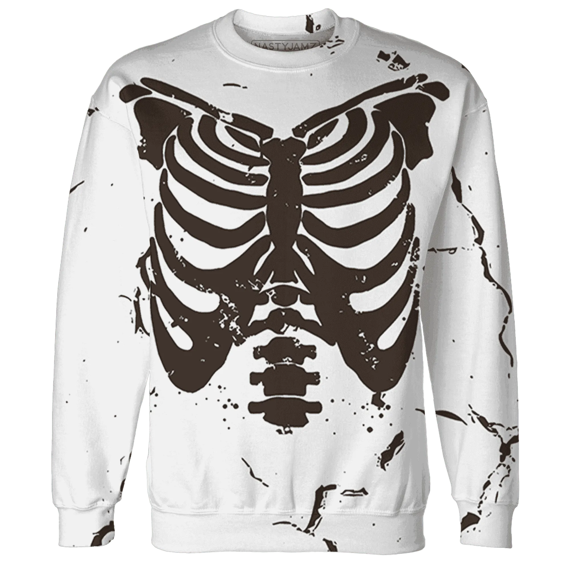 Dunk-Low-Baroque-Brown-Sweatshirt-Match-Skeleton-Y2k-3D