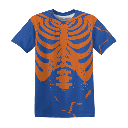 Dunk-Low-Knicks-T-Shirt-Match-Skeleton-Y2k-3D