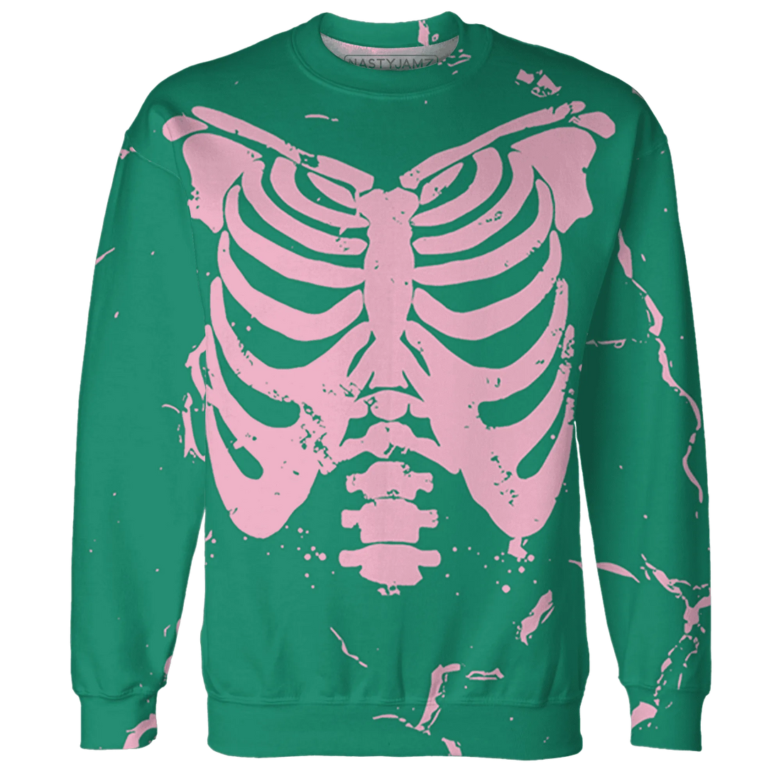 Dunk-Pink-Malachite-Medium-Soft-Low-Sail-Sweatshirt-Match-Skeleton-Y2k-3D