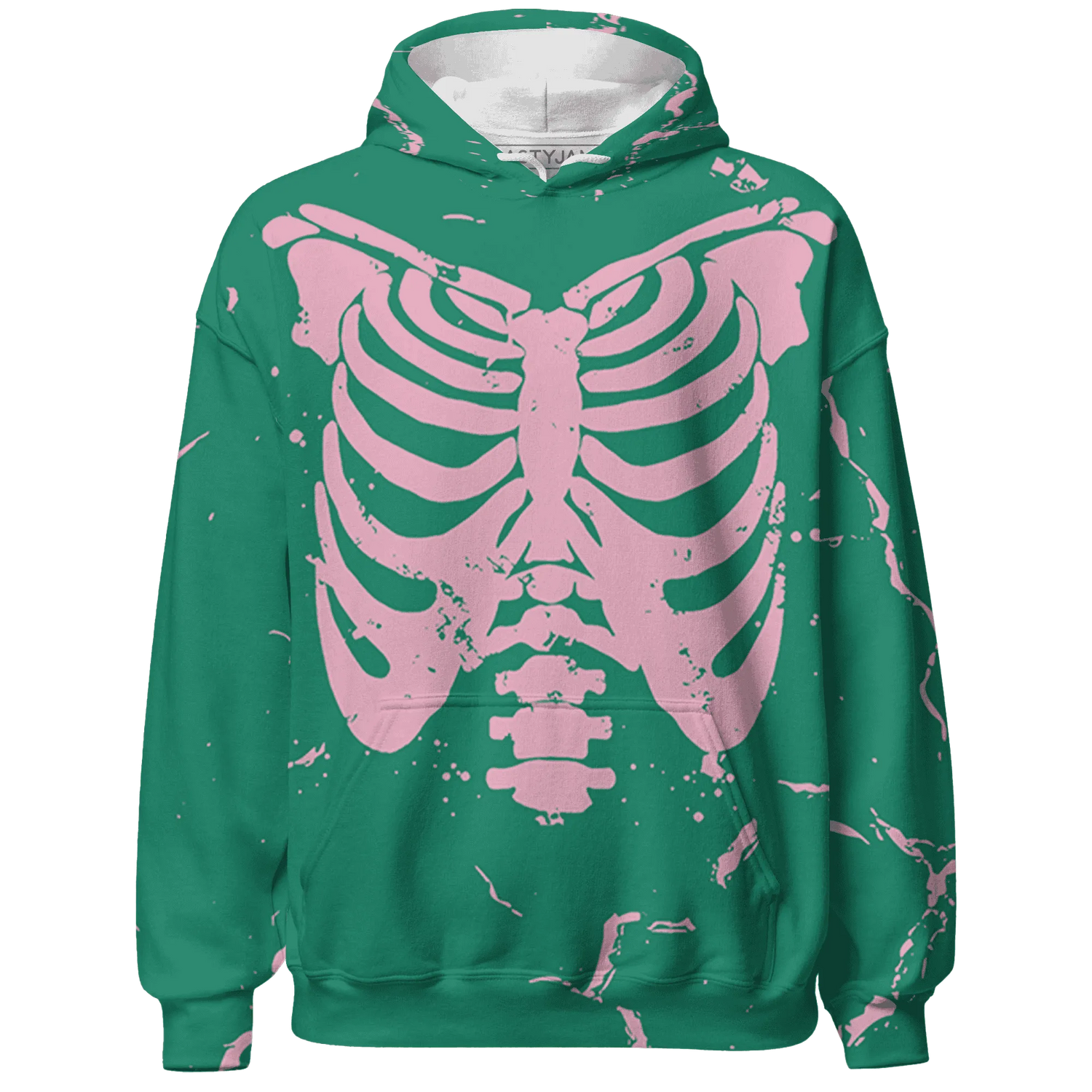 Dunk-Pink-Malachite-Medium-Soft-Low-Sail-Hoodie-Match-Skeleton-Y2k-3D