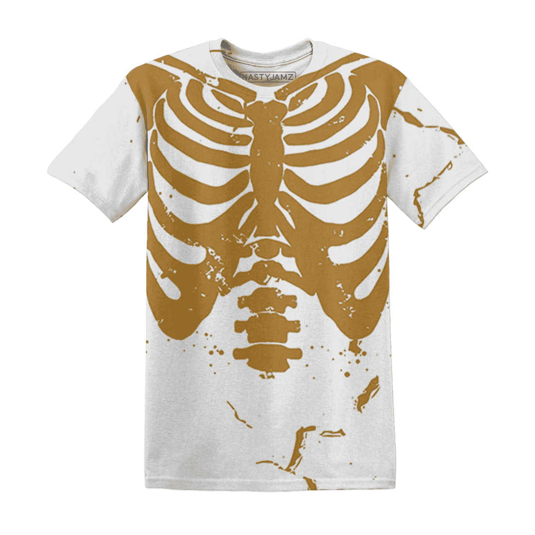 Wheat-13s-T-Shirt-Match-Skeleton-Y2k-3D