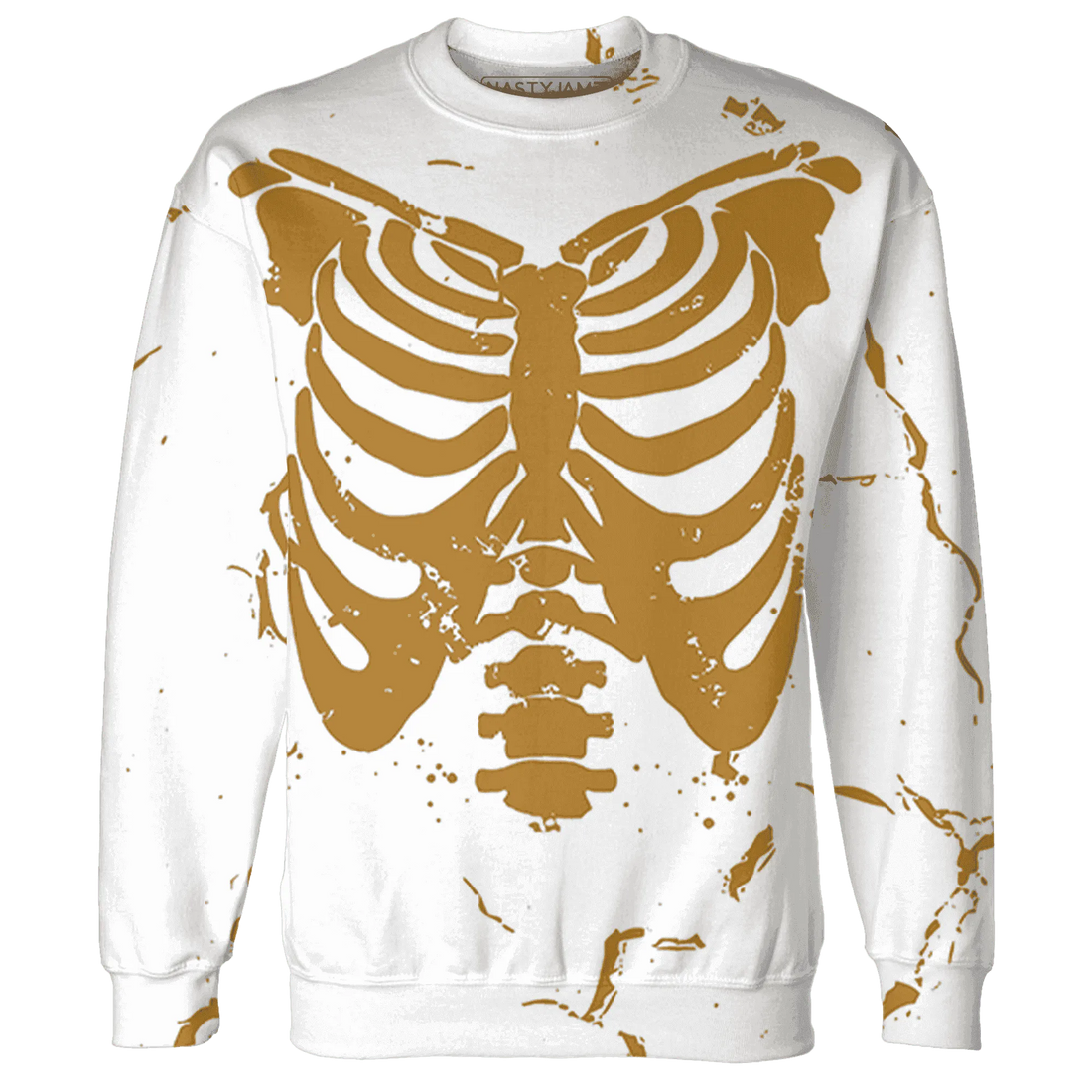 Wheat-13s-Sweatshirt-Match-Skeleton-Y2k-3D