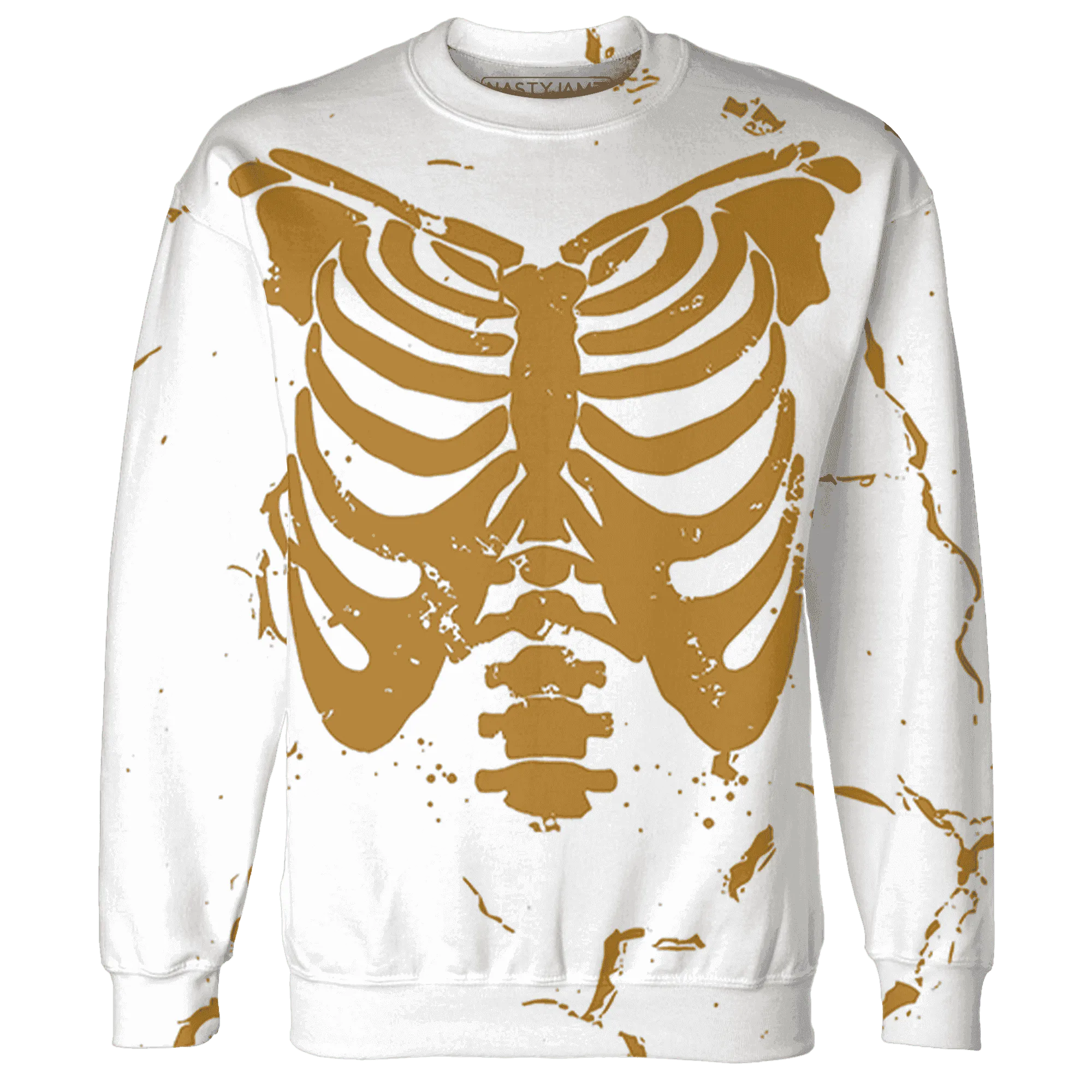 Wheat-13s-Sweatshirt-Match-Skeleton-Y2k-3D